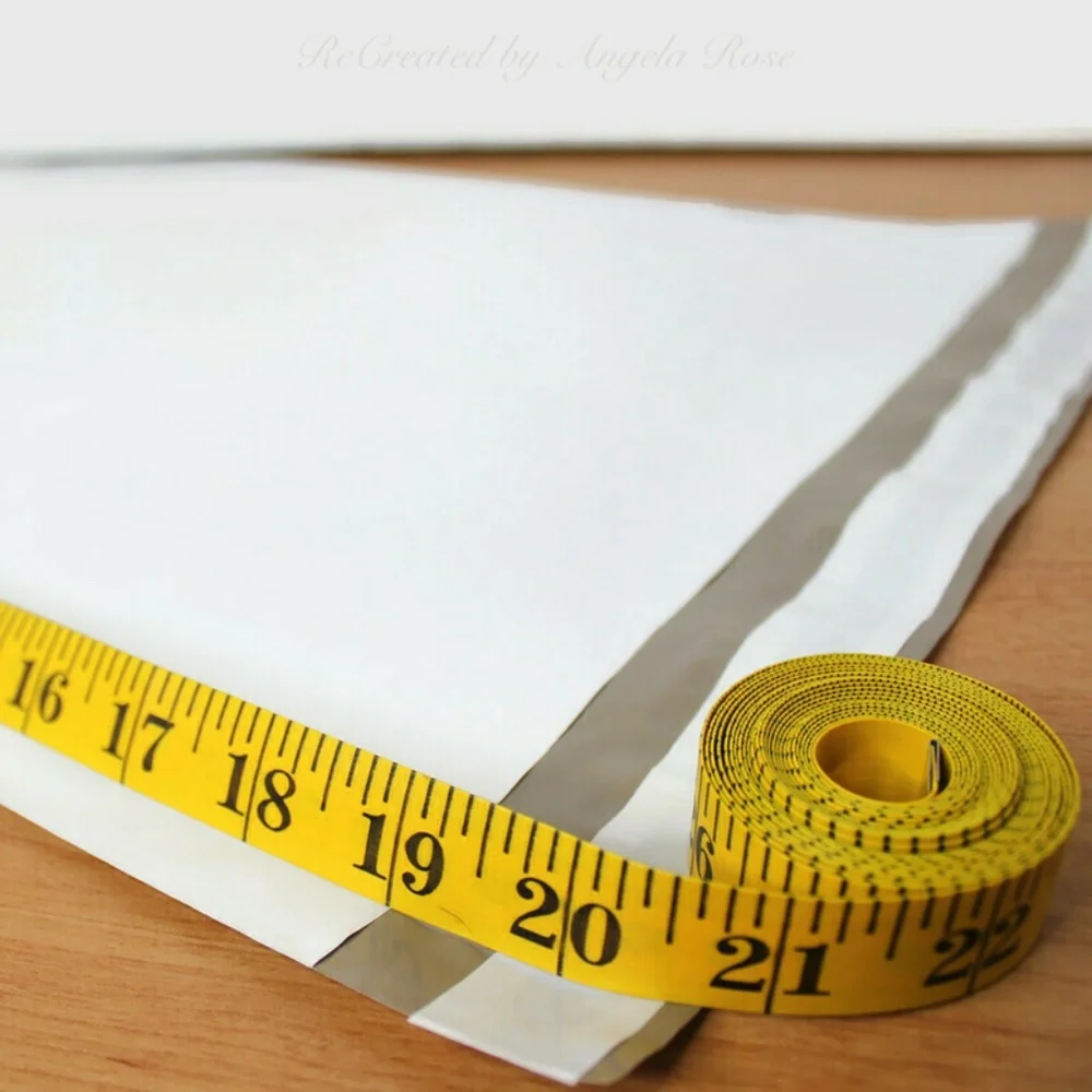 25 14.5 x 19 Poly Mailers - White